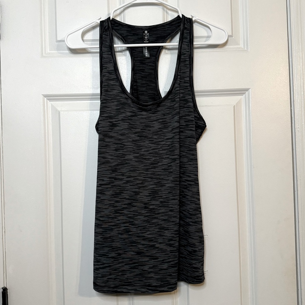 90 Degrees, Workout Tank, Heathered Black, Women’s M